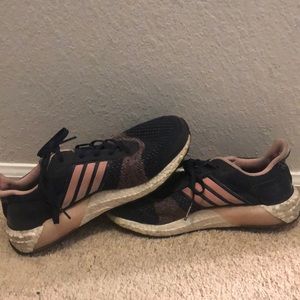 Adidas Women’s Ultraboosts Navy and Pink Size 8